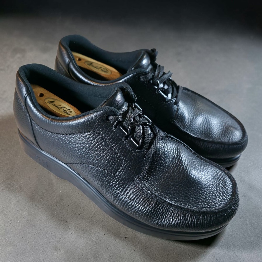 SAS Bout Time Shoes Mens 11 M Black Leather Lace Up Comfort Walking *No Insoles*